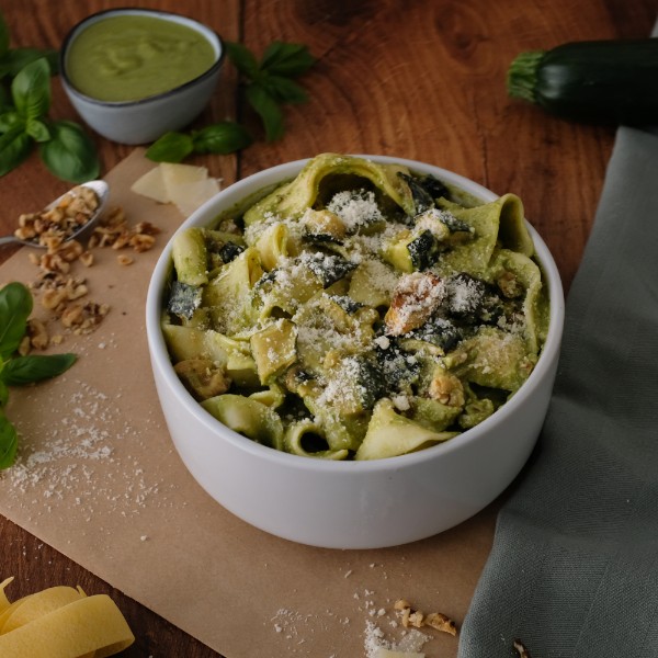 pappardelle-with-pesto-sauce